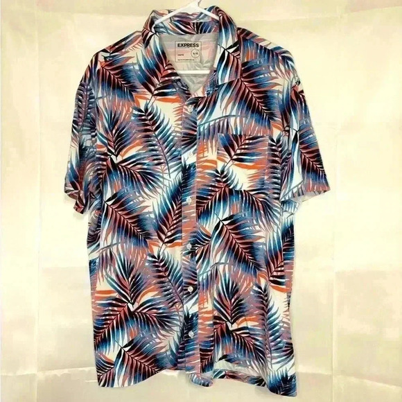 Express Other - Mens size XL Express brand Hawaiian print shirt, #E217